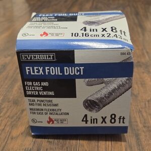 Everbilt4 in. x 8 ft. Flexible Aluminum Dryer Vent Duct
